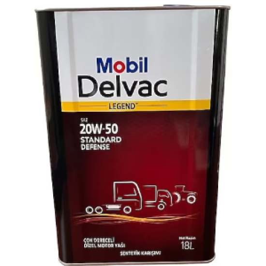 Mobil Delvac Legend 20W-50 Standard Defense - 18 Litre Motor Yağı - 0